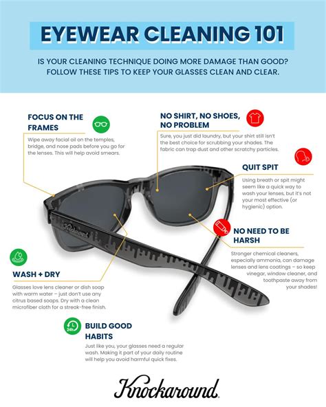 How to clean glasses and sunglasses pr